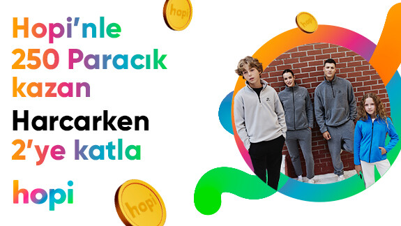 Hopi'nle 2.500 TL ve Üzerine 250 Paracık Kazan!