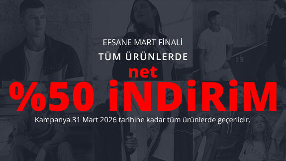 Tüm Ürünlerde Net %50 İndirim!