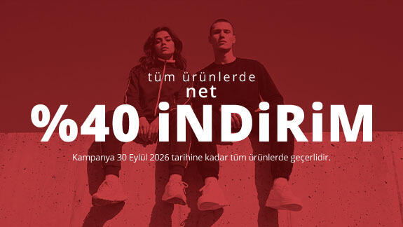 Tüm Ürünlerde Net %40 İndirim !