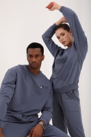 Petrol Casual O Yaka Oversize Lastik Paça Sevgili Kombini - 3