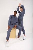 Petrol Casual O Yaka Oversize Lastik Paça Sevgili Kombini - 4