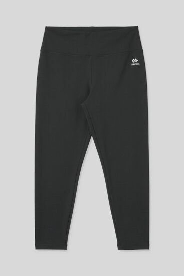 Antrasit Yüksek Bel Toparlayıcı Battal Büyük Beden Kadın Tayt- 94650 - TOMMYLIFE (1)