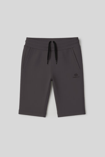 Antrasit Standart Fit Basic Performans Erkek Çocuk Şort - 11303 
