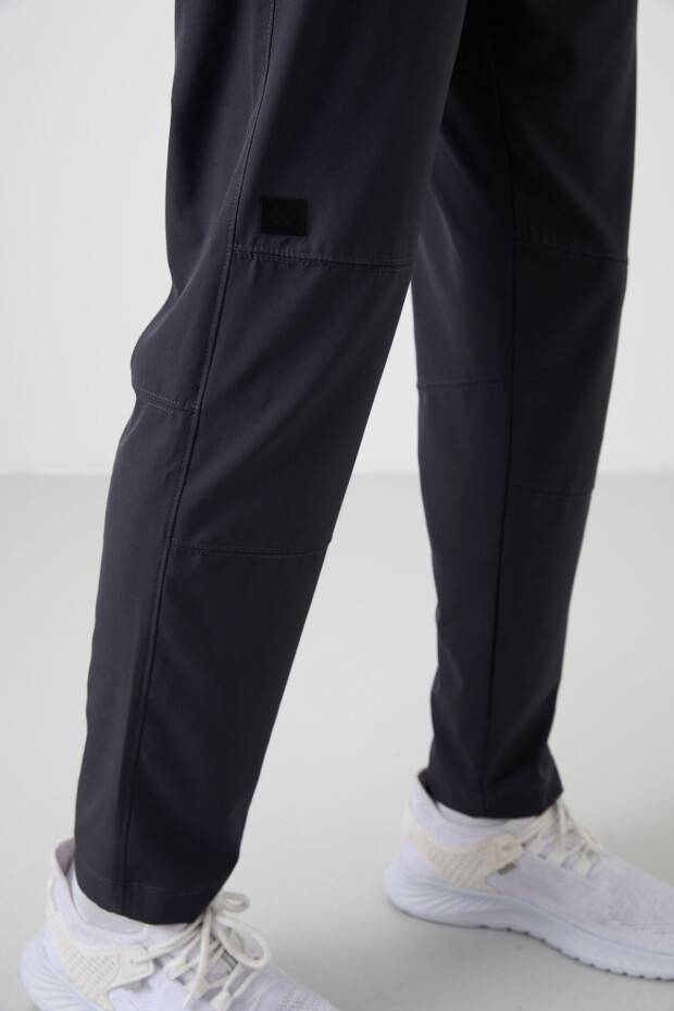 Antrasit İnce Yumuşak Comfort Fit Erkek Eşofman Alt - 82120 - 5