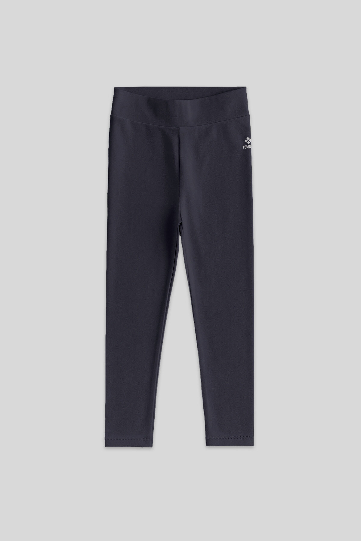 Antrasit Yüksek Bel Dar Paça Kız Çocuk Tayt - 75047 - TOMMYLIFE