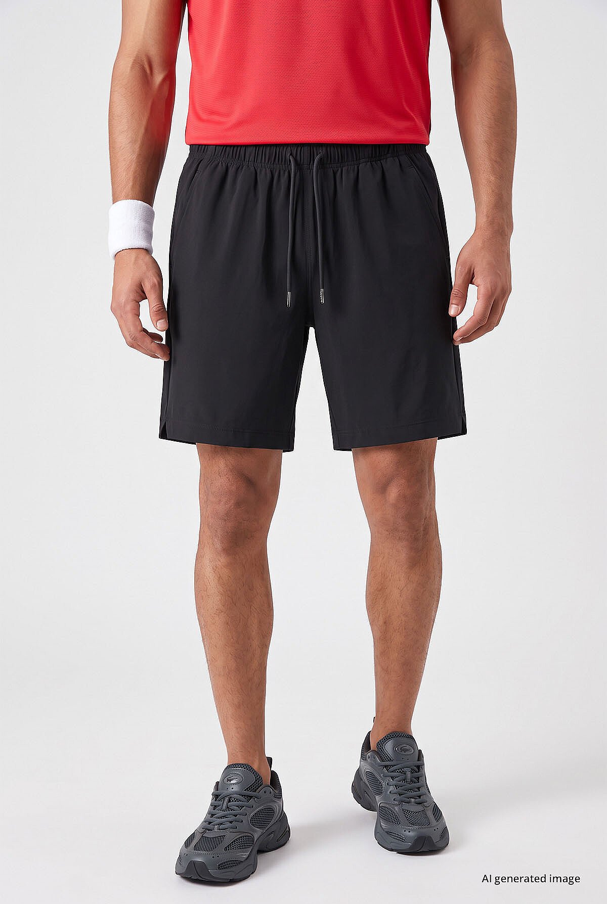 Antrasit Standart Fit Erkek Performans Şort - 81315 - TOMMYLIFE