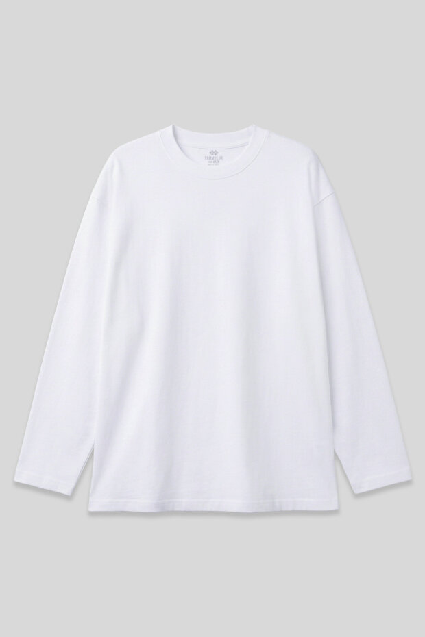 Basic O Yaka Büyük Beden 3'lü Paket Beyaz Erkek T-Shirt - 88107 - 3