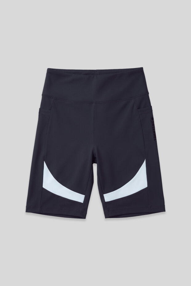 Antrasit Esnek Standart Fit Performans Kadın Biker Tayt - 91012 - 2