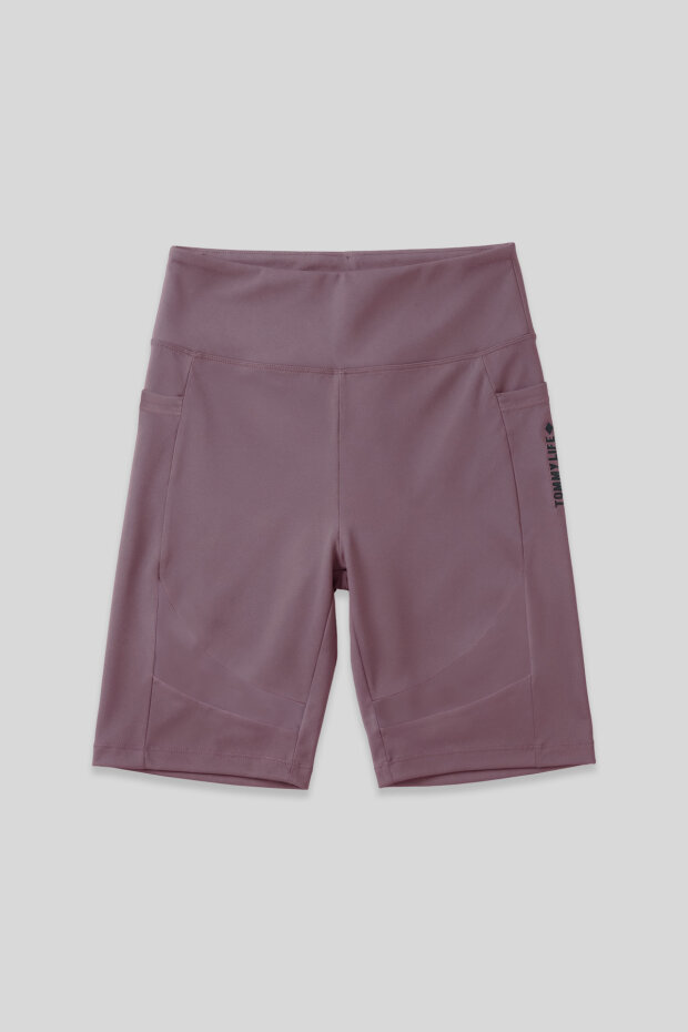 Gül Kurusu Esnek Standart Fit Performans Kadın Biker Tayt - 91012 - 2