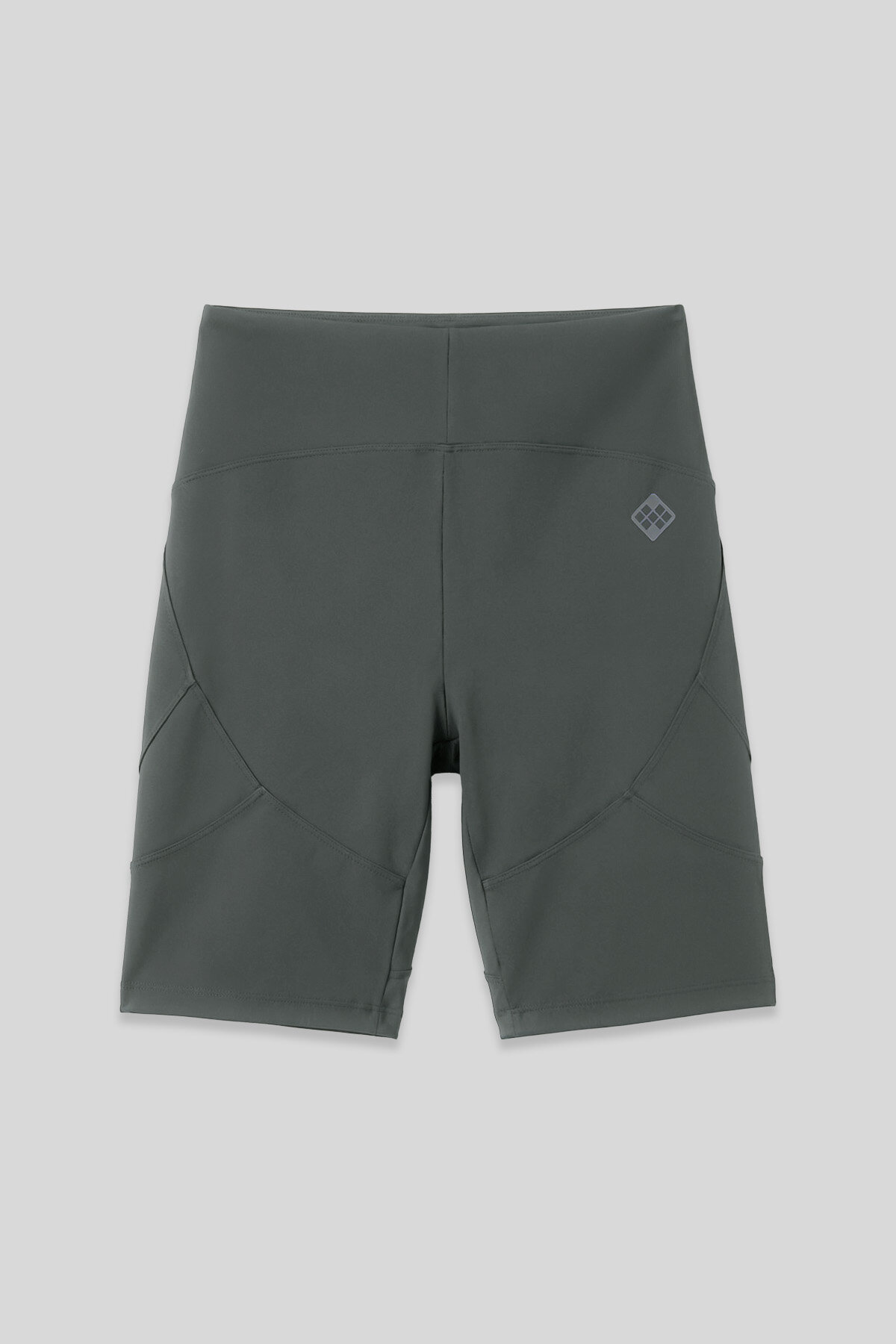 Haki Esnek Standart Fit Performans Kadın Biker Tayt - 91013 - TOMMYLIFE