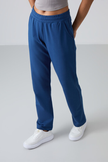 Parlament Yüksek Bel Cepli Rahat Form Klasik Paça Kadın Eşofman Alt - 94584 - TOMMYLIFE (1)