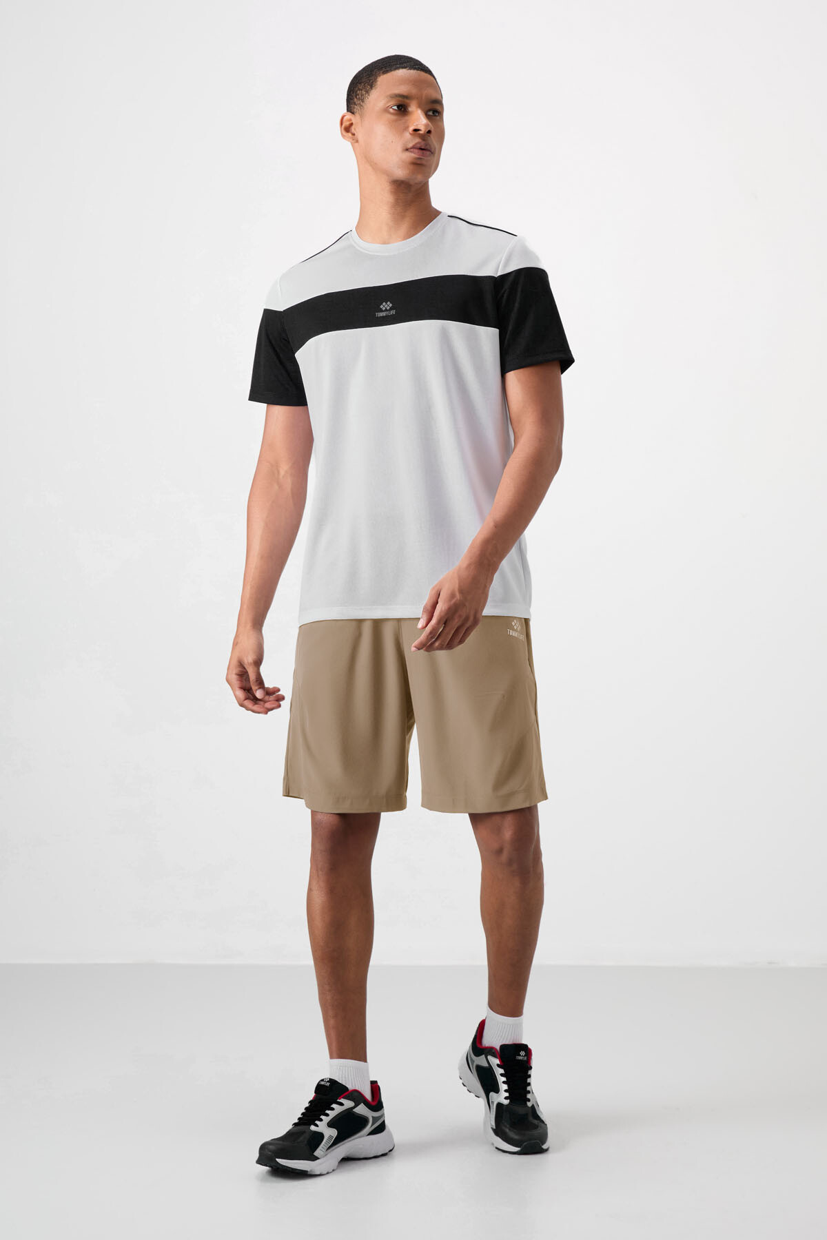 Bej Kalın Yumuşak Comfort Fit Erkek Şort - 81268 - TOMMYLIFE (1)