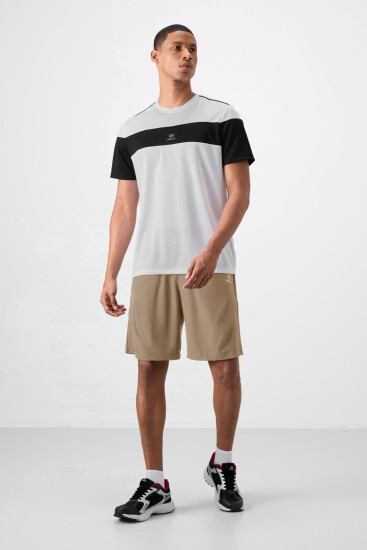 Bej Kalın Yumuşak Comfort Fit Erkek Şort - 81268 - TOMMYLIFE (1)