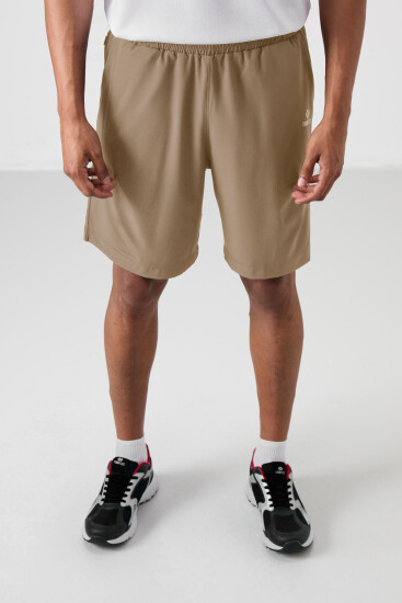 Bej Kalın Yumuşak Comfort Fit Erkek Şort - 81268 - TOMMYLIFE