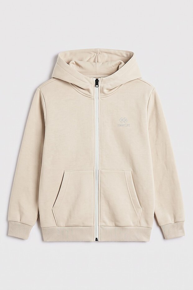 Bej Standart Kalıp Basic Erkek Çocuk Sweatshirt - 11336 - 3