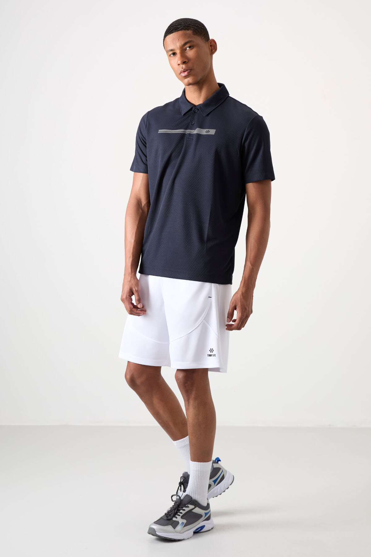 Beyaz Kalın Yumuşak Comfort Fit Erkek Şort - 81271 - TOMMYLIFE