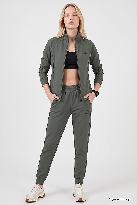Çağla Slim Fit Kadın Eşofman Takım - 95357 