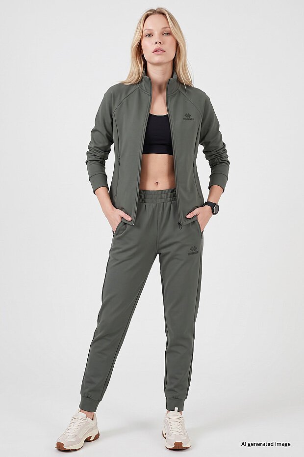 Çağla Slim Fit Kadın Eşofman Takım - 95357 - 1