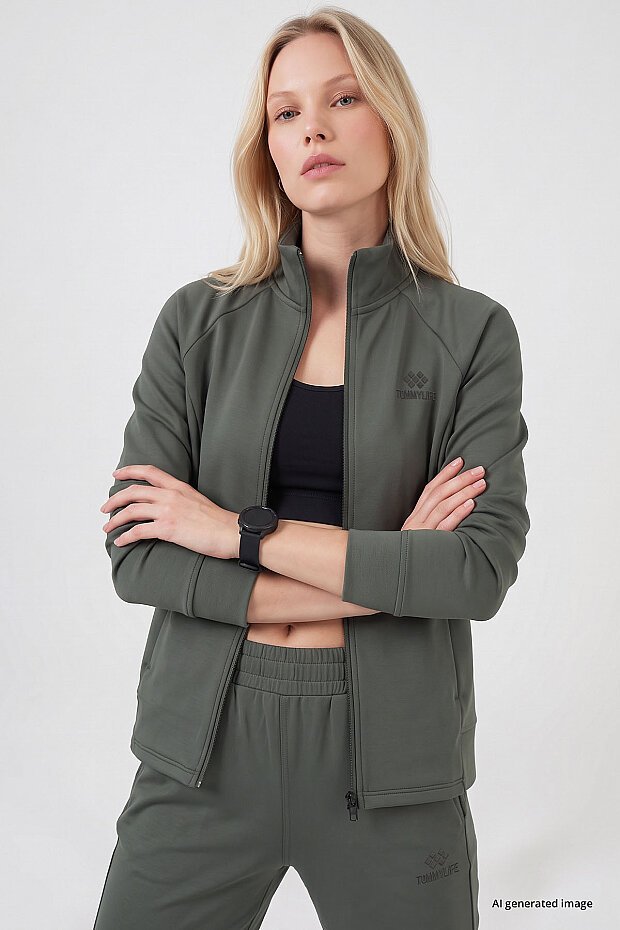 Çağla Slim Fit Kadın Eşofman Takım - 95357 - 2