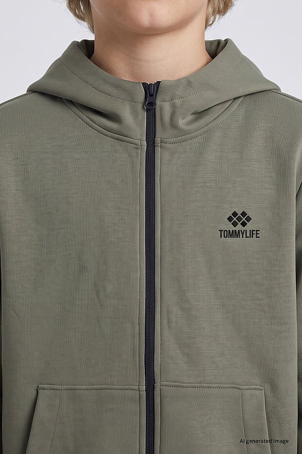 Çağla Standart Kalıp Basic Erkek Çocuk Sweatshirt - 11336 - 5