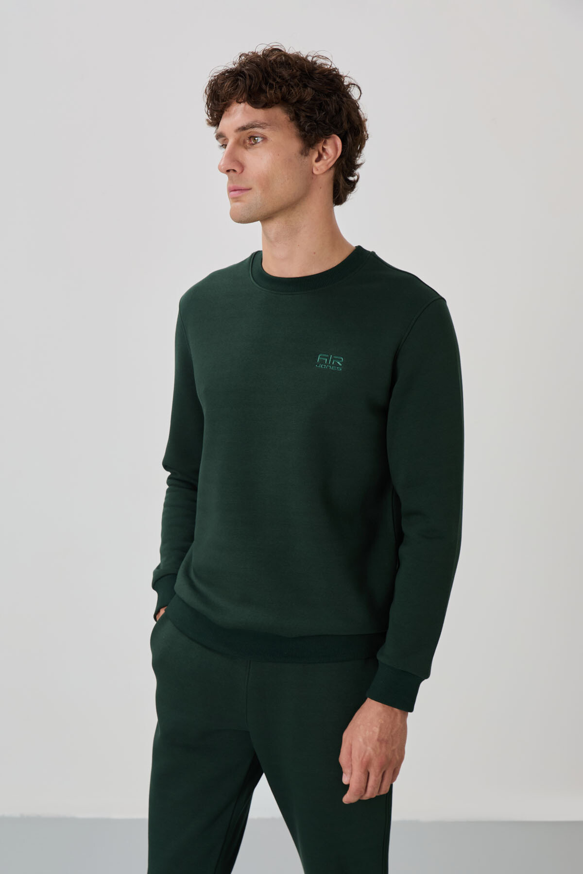 Andy Çam Yeşil Şardonlu Erkek Eşofman Takım - 85190 - Air Jones (1)