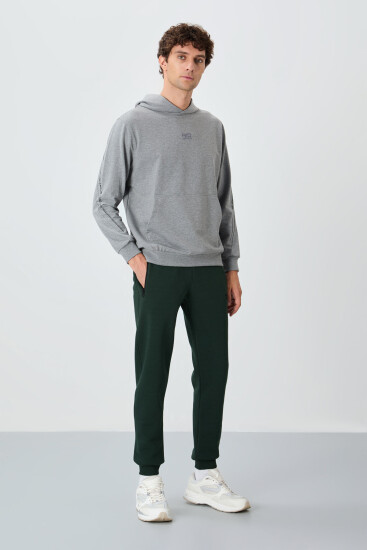 Cesar Çam Yeşil Cepli Şardonlu Erkek Eşofman Alt - 84929 - Air Jones