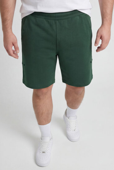 Çam Yeşil Rahat Form Bağcıklı Cep Detaylı Battal Büyük Beden Erkek Şort - 81297 