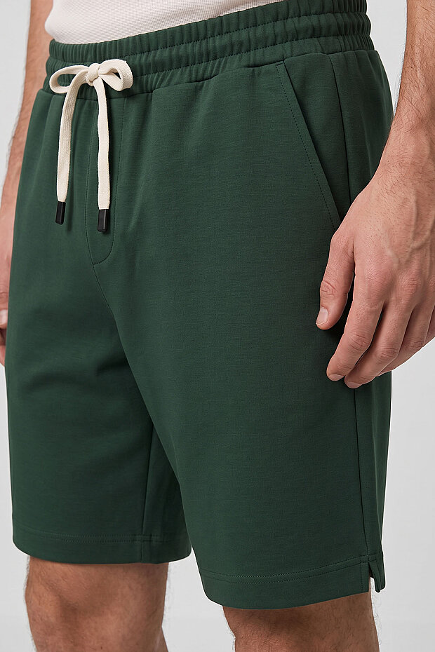 Çam Yeşil Standart Fit Basic Arka Cepli Erkek Şort - 81314 - 3