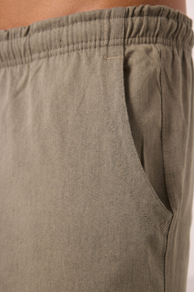 Camel Standart Fit Dokuma Hafif Esnek Chino Erkek Pantolon - 82180 - 4