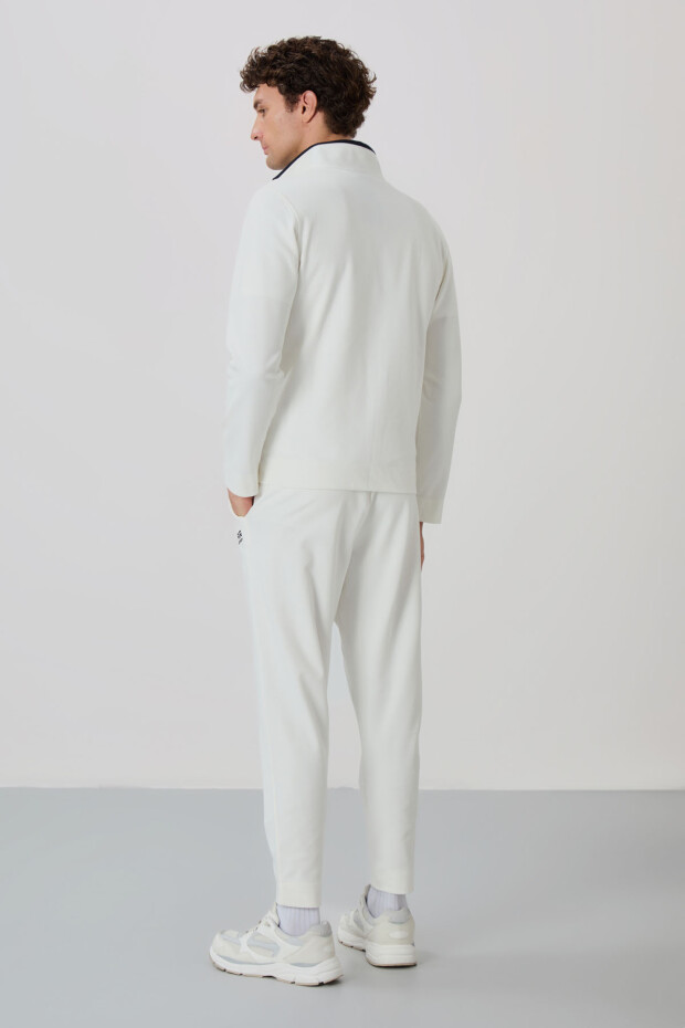 Carlos Ekru Standart Kalıp Erkek Eşofman Takım - 85209 - 7