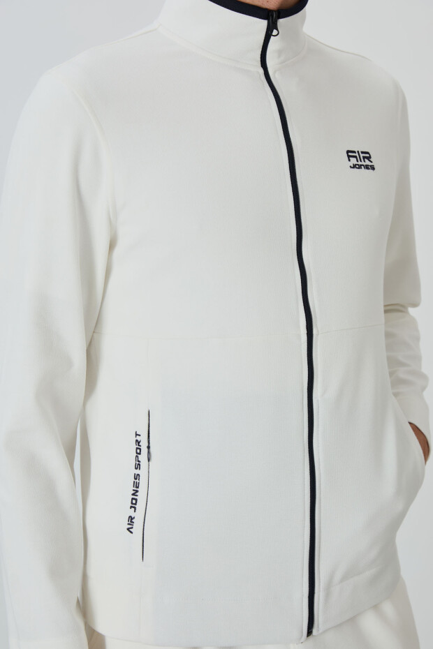 Carlos Ekru Standart Kalıp Erkek Eşofman Takım - 85209 - 6