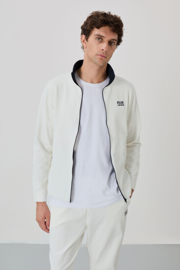 Carlos Ekru Standart Kalıp Erkek Eşofman Takım - 85209 - Air Jones (1)