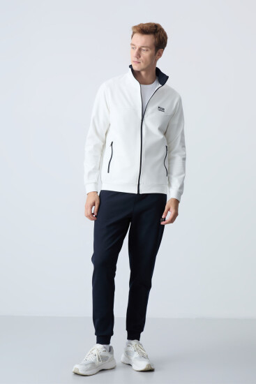Hugo Ekru - Lacivert Jogger Erkek Eşofman Takım - 85198 