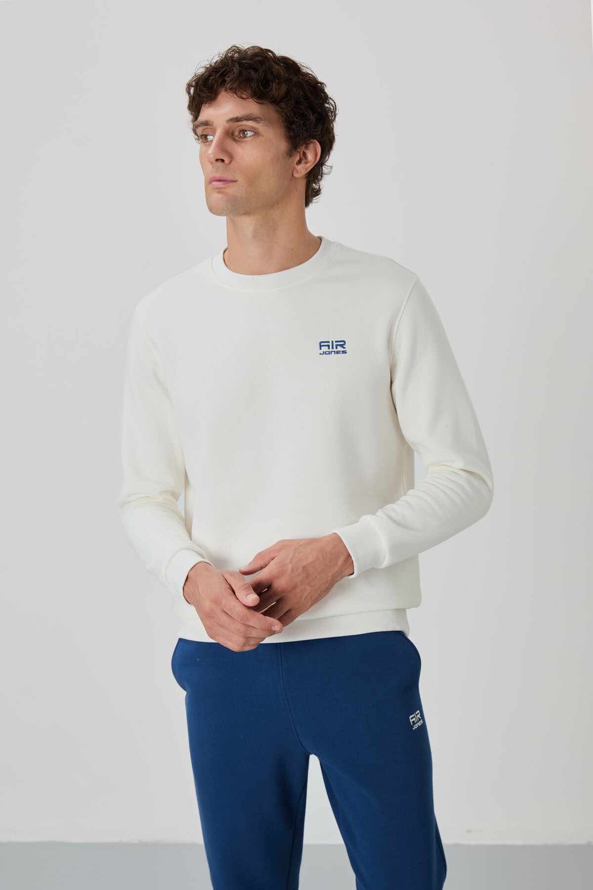 Andy Ekru-Parlament Şardonlu Erkek Eşofman Takım - 85190 - Air Jones (1)