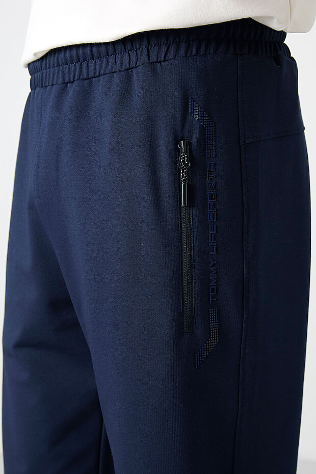 Tommy Life Pocket Detail Bermuda Indigo Men's Capri Shorts - 4