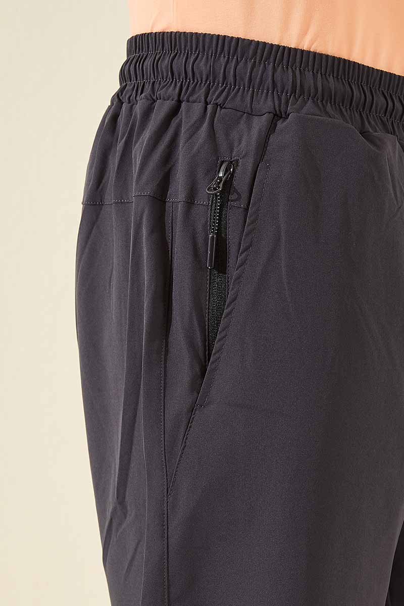 Tommy Life Zipper Pocket Anthracite Men's Shorts