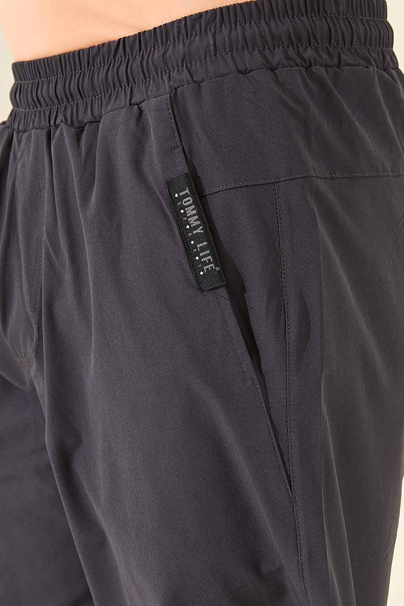 Tommy Life Zipper Pocket Anthracite Men's Shorts