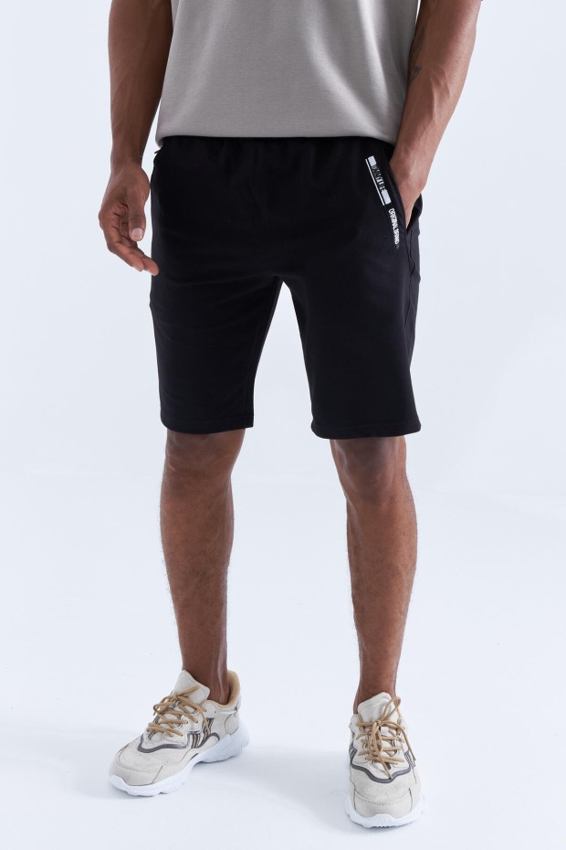 Tommy Life Black Men's Shorts
