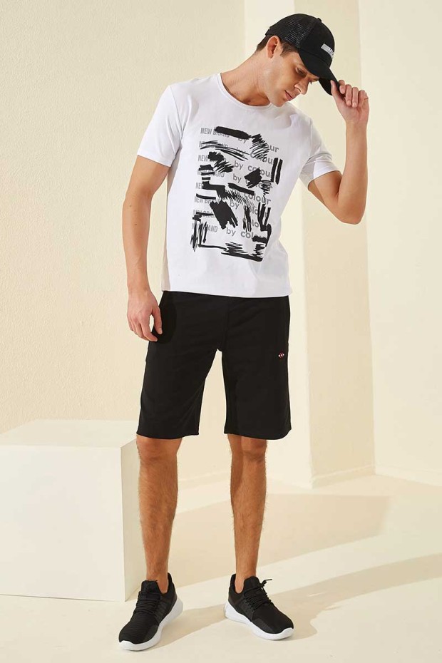 Tommy Life Zipper Black Men's Shorts