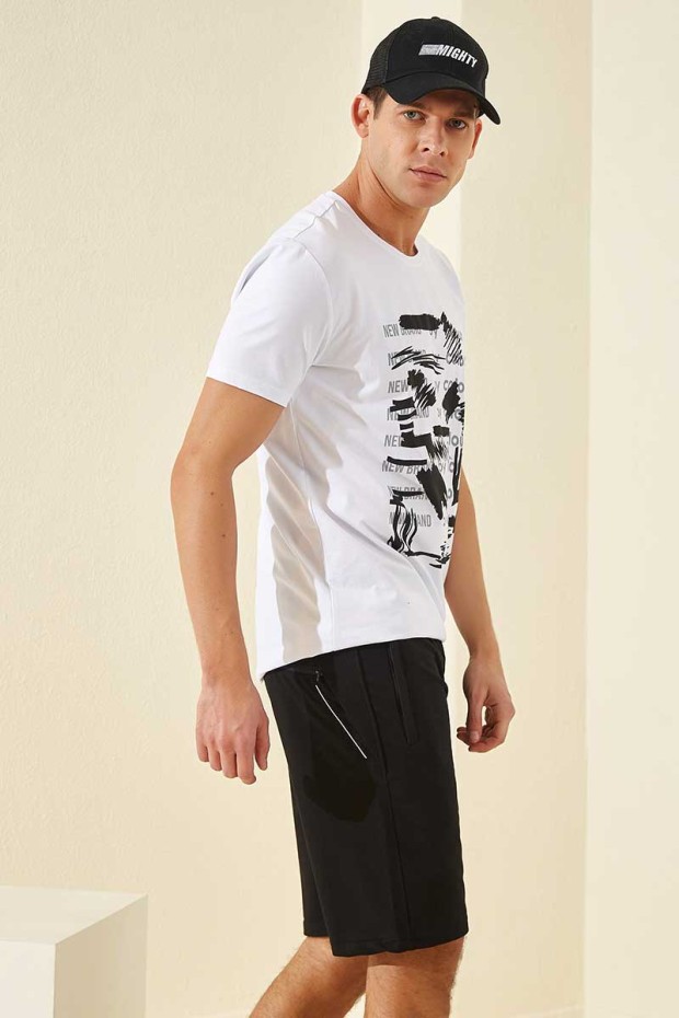 Tommy Life Zipper Black Men's Shorts