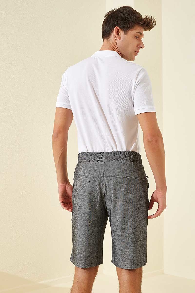 Tommy Life Crested Black Men's Shorts
