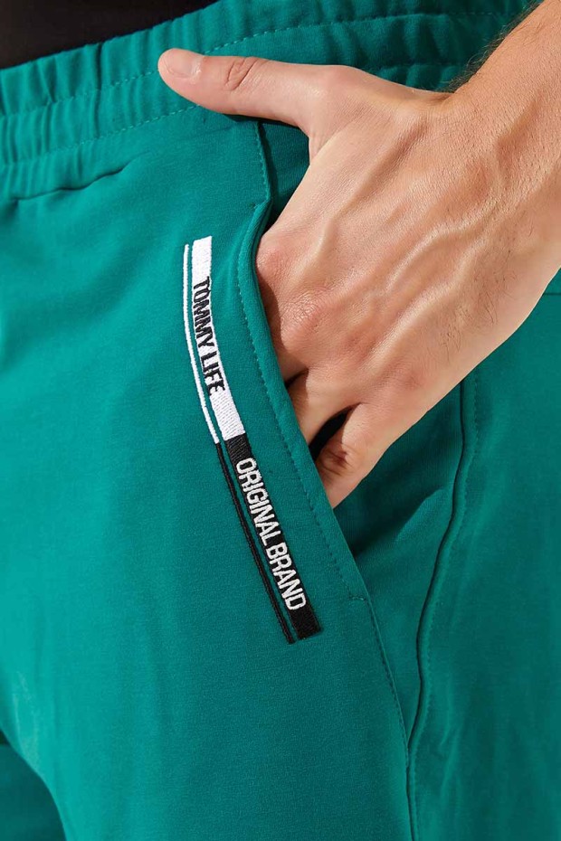 Tommy Life Dark Green Men's Shorts