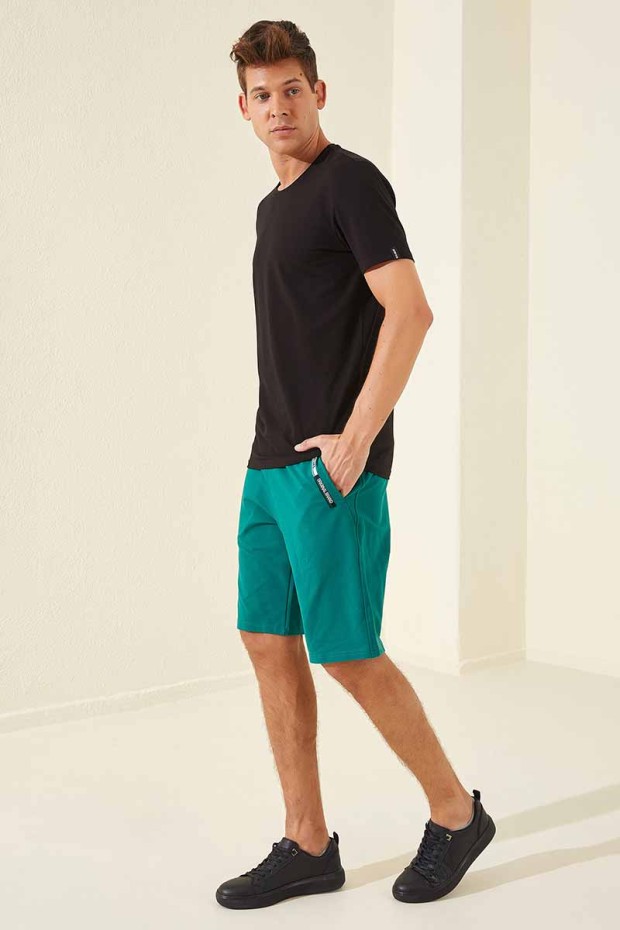 Tommy Life Dark Green Men's Shorts
