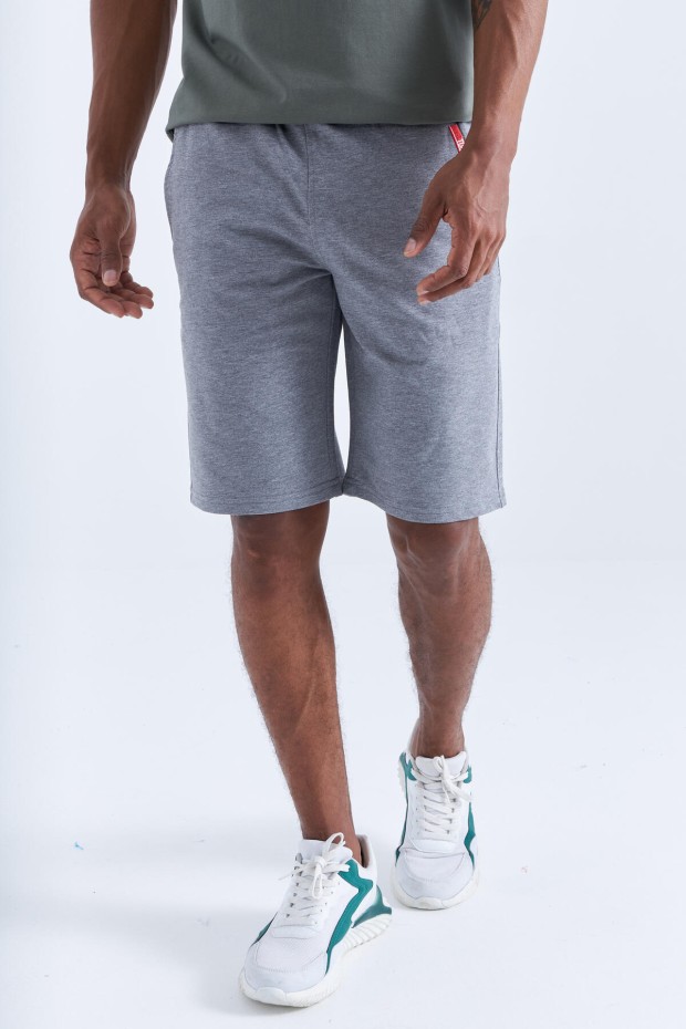 Tommy Life Grey-Melange Men's Shorts