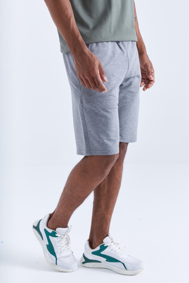 Tommy Life Grey-Melange Men's Shorts