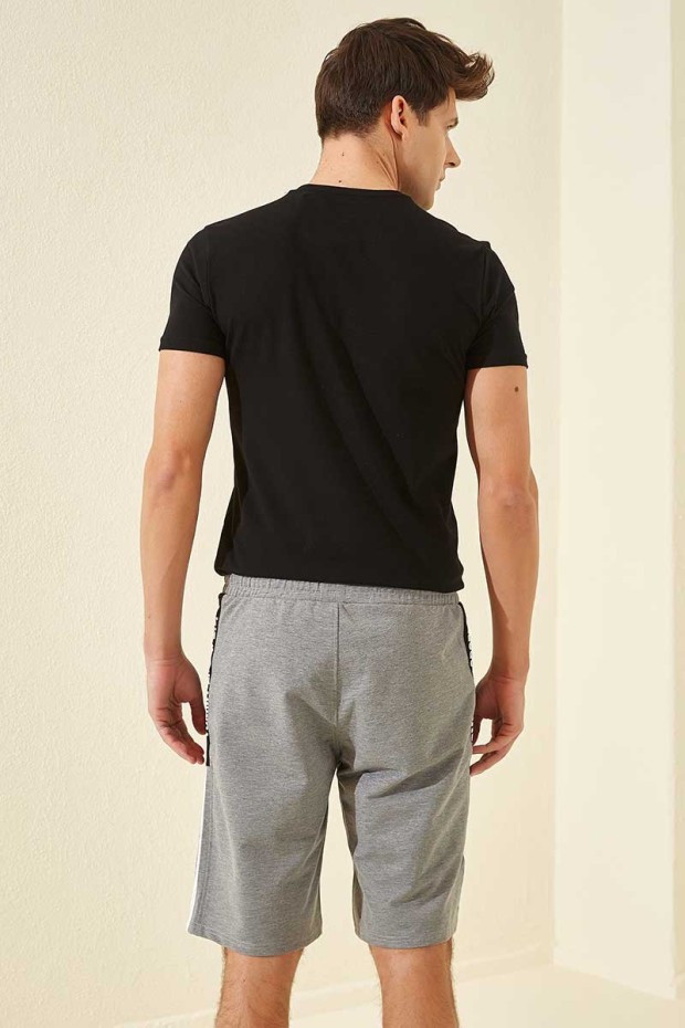Tommy Life Grey-Melange Men's Shorts