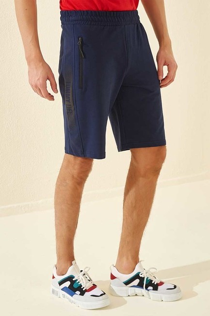 Tommy Life Printed Indigo Men's Shorts