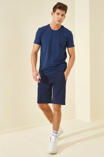 Tommy Life Indigo Men's Shorts - Thumbnail
