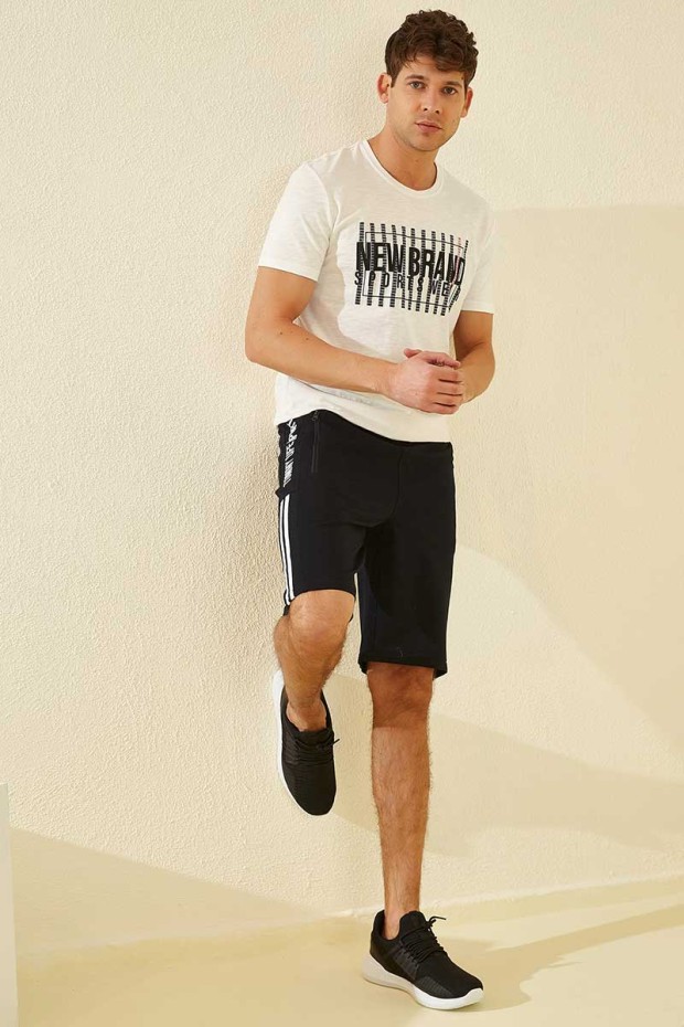 Tommy Life Navy Blue Men's Shorts