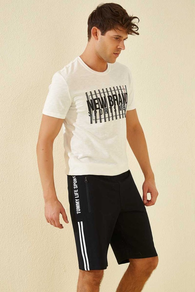 Tommy Life Navy Blue Men's Shorts